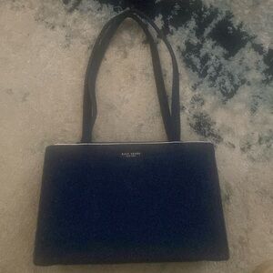 Vintage Rare Kate Spade Denim Bag w/ red gingham
